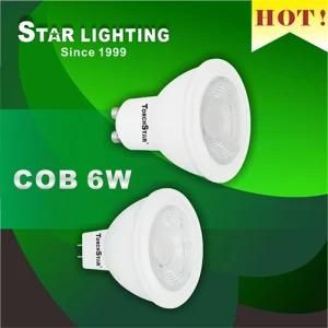 3000k Warm White 6W COB LED Spot Light Dimmable Available