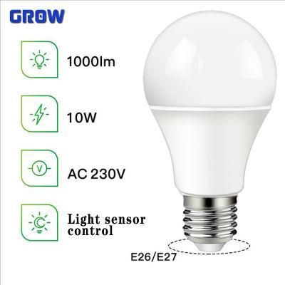 China Factory LED Light Sensor Control A60 10W Bulb Light High-End Atmospheric Grade