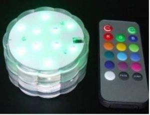 10 LED Submersible Light with Remote Control