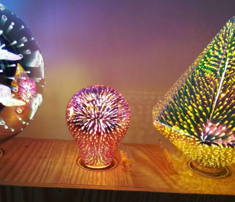 95 Diamond Multicolor Infinity 3D Fireworks Effect LED Light Bulb