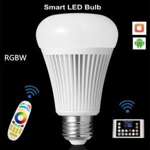 Wholesale 8W E27 Aluminium Smart Remote Control Multcolor LED Bulb