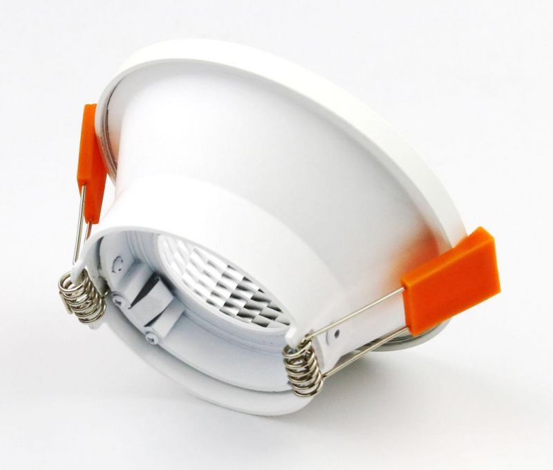 Aluminum Lamp Body Material Luminaire Fitting Recessed MR16 Housing Fixture COB Downlight Frame