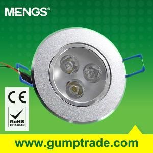 Mengs&reg; 3W LED Downlight LED Light with CE RoHS 2 Years&prime; Warranty (110300001)