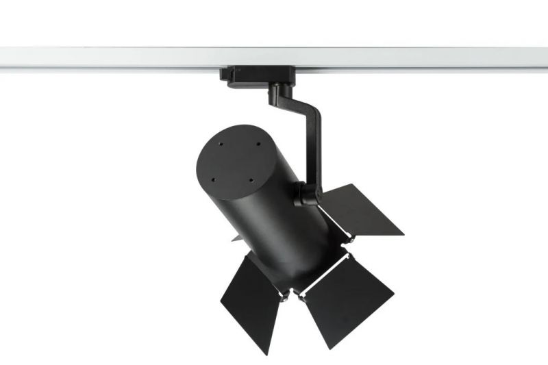 4 Leaves 12W Spotlight Barn Door LED Track Light Indoor Spotlight