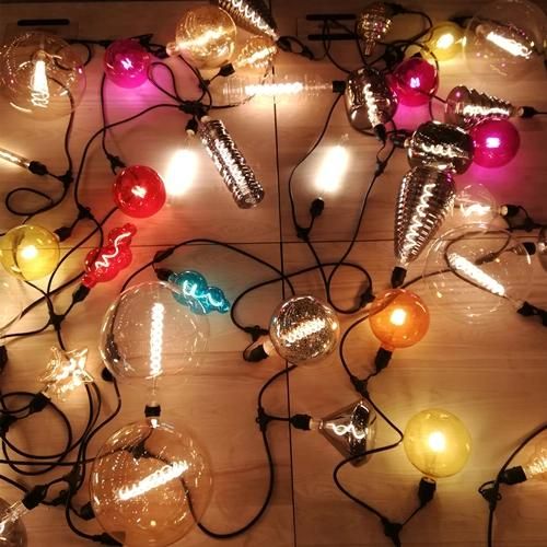 Gradient Glass Colour Modern Decorative Soft Filament LED Light Bulb