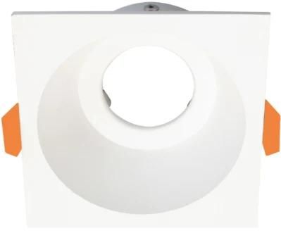 GU10, MR16 Recessed Mounted Square LED Downlight Mounting Rings