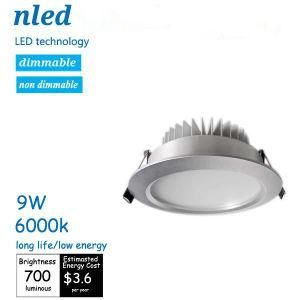 Long Life&Low Energy 9W LED Recessed Down Light