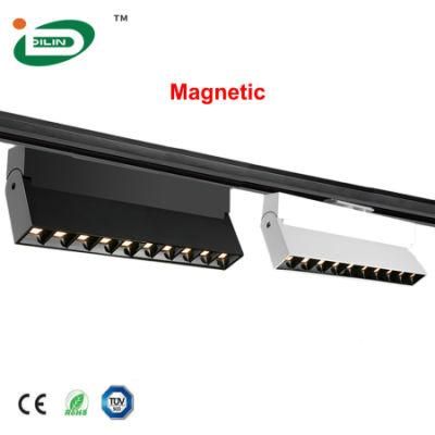 Simple Folding Linear kitchen Reading Room COB DC 48V LED Track Light with Magnet