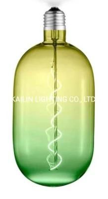 Gradient Glass Colour Fashion Decorative Soft Filament LED Light Bulb