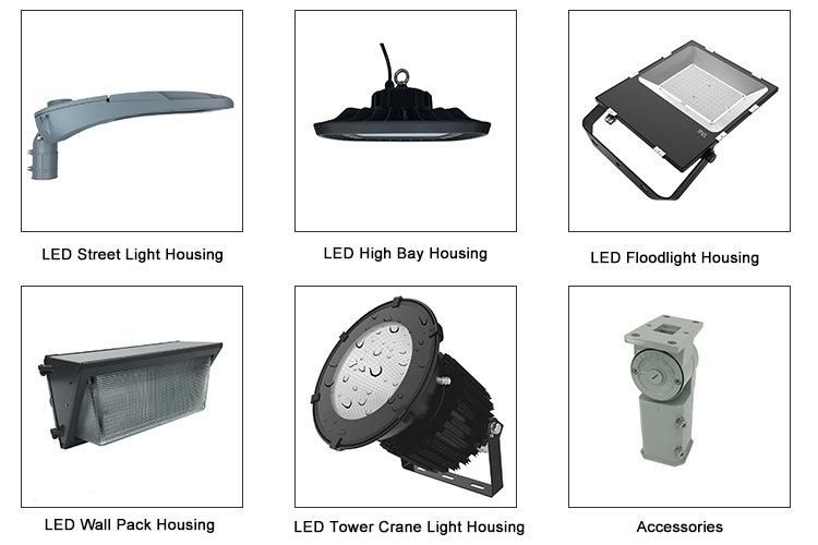 Die-Casting Aluminum Alloy High Bay Housing for Industrial Lighting