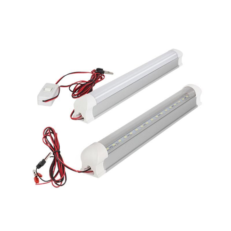 Cheap T8 Lights LED DC 12V Light Tube 15cm 30cm 60cm 120cm with Clip