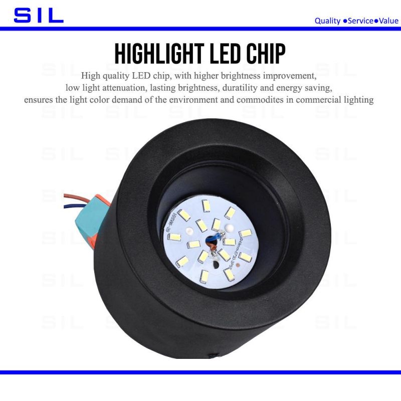 Hot Selling 15W Aluminum IP65 LED Downlights Recessed LED Down Light