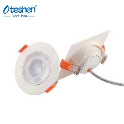 Super Slim SKD Available LED Ceiling Light Round and Square Adjustable LED Spot Downlight 3W 5W 7W 9W 12W