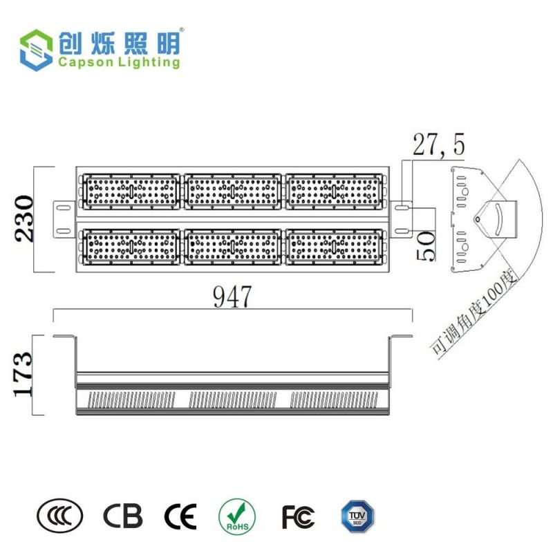 New Design 200W Industrial Light LED Linear Mining Lamp (CS-XXGK-200W)