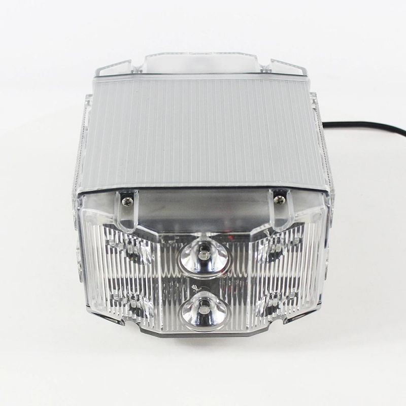 Amber Mini Double Rows LED Aluminum Chassis Beacon Lightbar