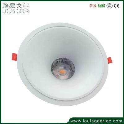 Adjustable Recessed COB LED Downlights 20W 168mm Cut-out LED Lamp