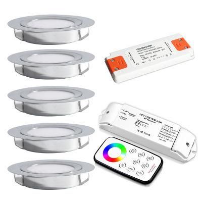 Smart Spotlight 3W 5W RGBW Mini LED Downlight with Driver Remote