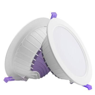 Purple Color 12watt PC Lamp Ce SAA Embedded Lamp 12W LED Downlight with 3 Years Warranty