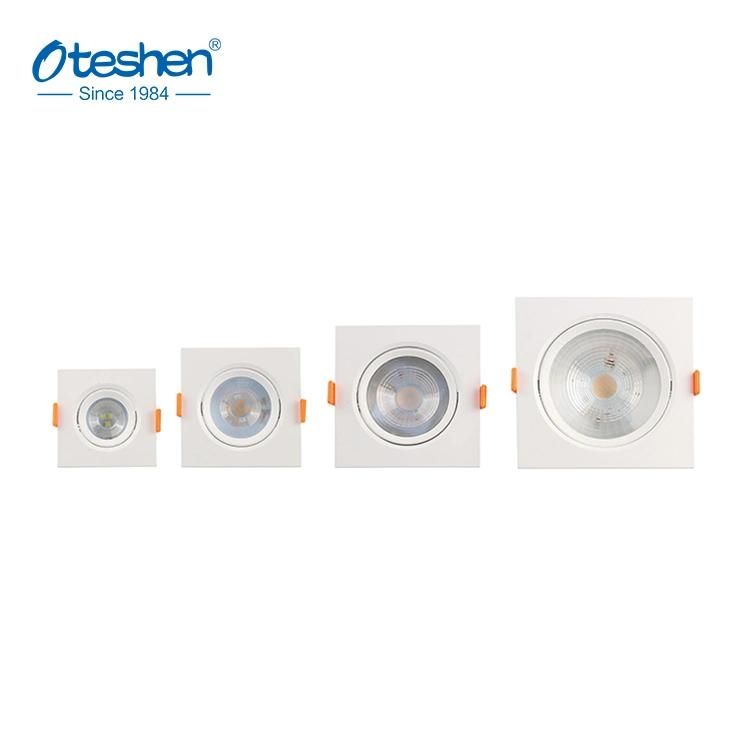 9W Adjustable Downlight Ceiling Recessed LED Spot Light for Indoor Lighting