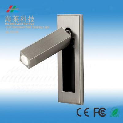 Popular Hotel Lamp LED Wall Reading Light CREE 3W Dimmable