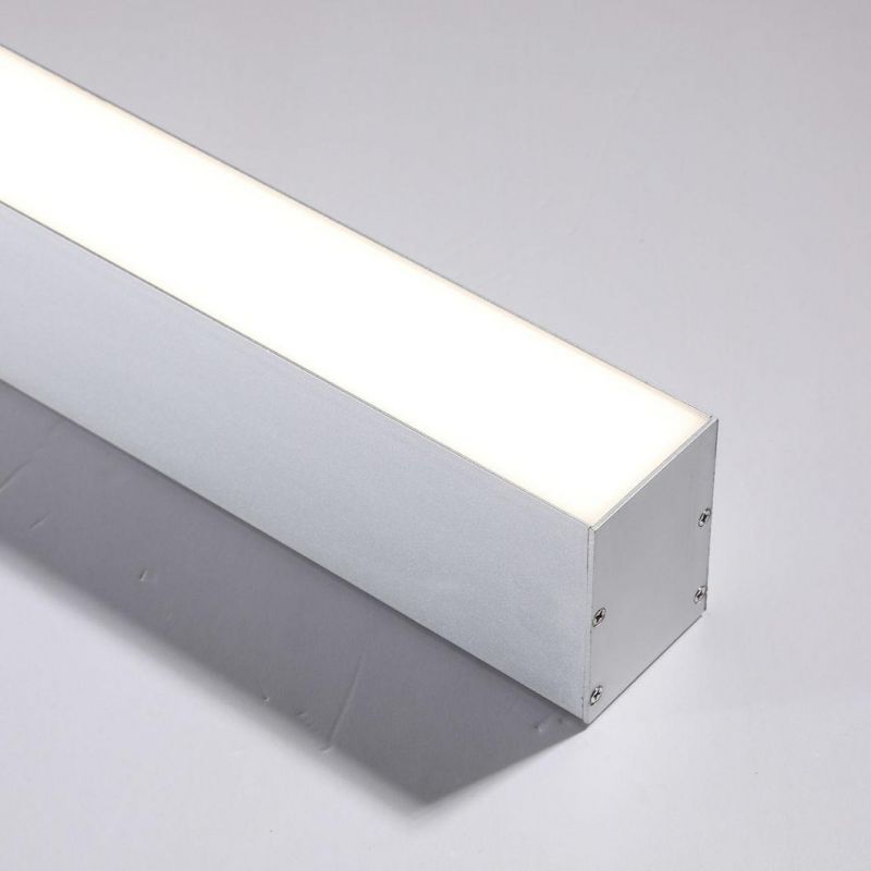 Dimmable Aluminum Profile Ceiling Mounted Pendant Linkable LED Linear Light for Office Chain Shoes Clothes Store Gmy Shipping Mall Hall Reception LED Linear
