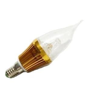 Dimmable E12 3W 2400k-2700k Gold LED Candle Bulb