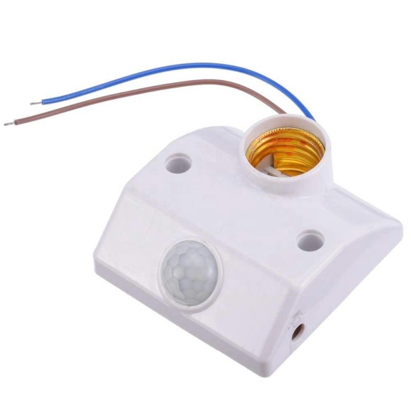 E27 PIR Infrared Motion Sensor LED Light Lamp Holder