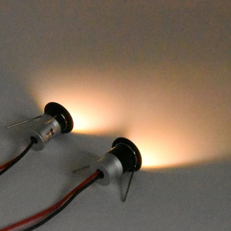 1W IP65 Mini LED Downlight 12V Spot Lamp Jewelry Wine Cabinet Lighting 15mm Recessed Ceiling Light
