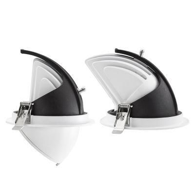 Office Shop White Black Fitting Adjust Ceiling Downlight Indoor Ceiling Dimmable Lights