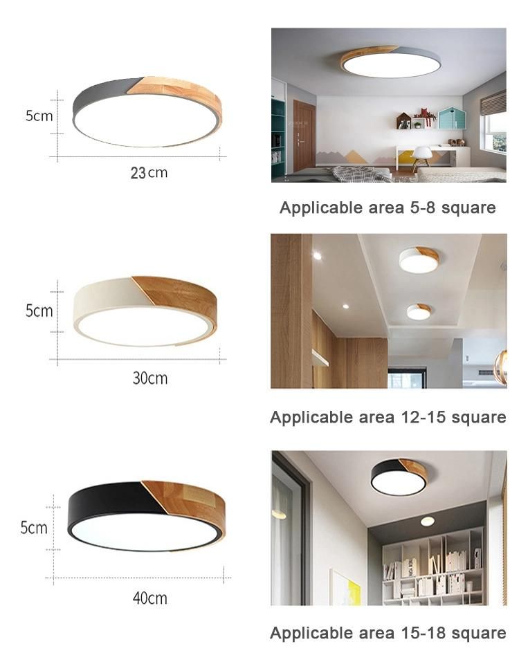 Motion Sensor Living Room Modern Decorationthin Gypsumled Ceiling Light