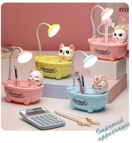 Lovely Cartoon Kids Mini Desk Lamp