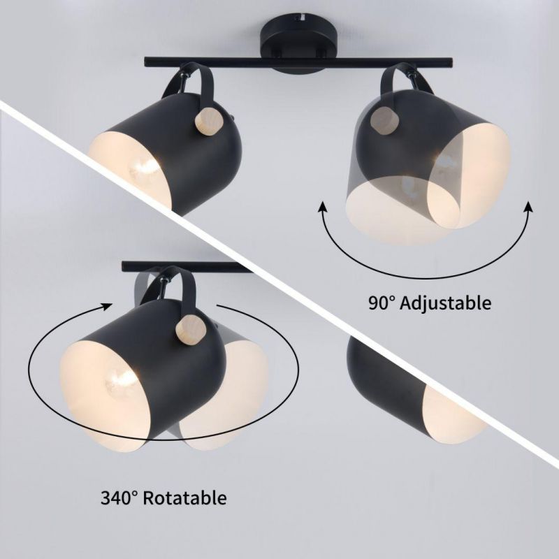 Embedded Angle Adjustable Telescopic Lamp Holder LED Spotlight Hotel Residential Lamp White COB Recessed Ceiling Light Rotating LED Spotlights for Home