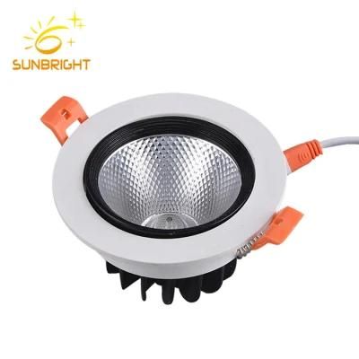 Hot Sale Cheap Price Light LED Downlight with Plastics Housing