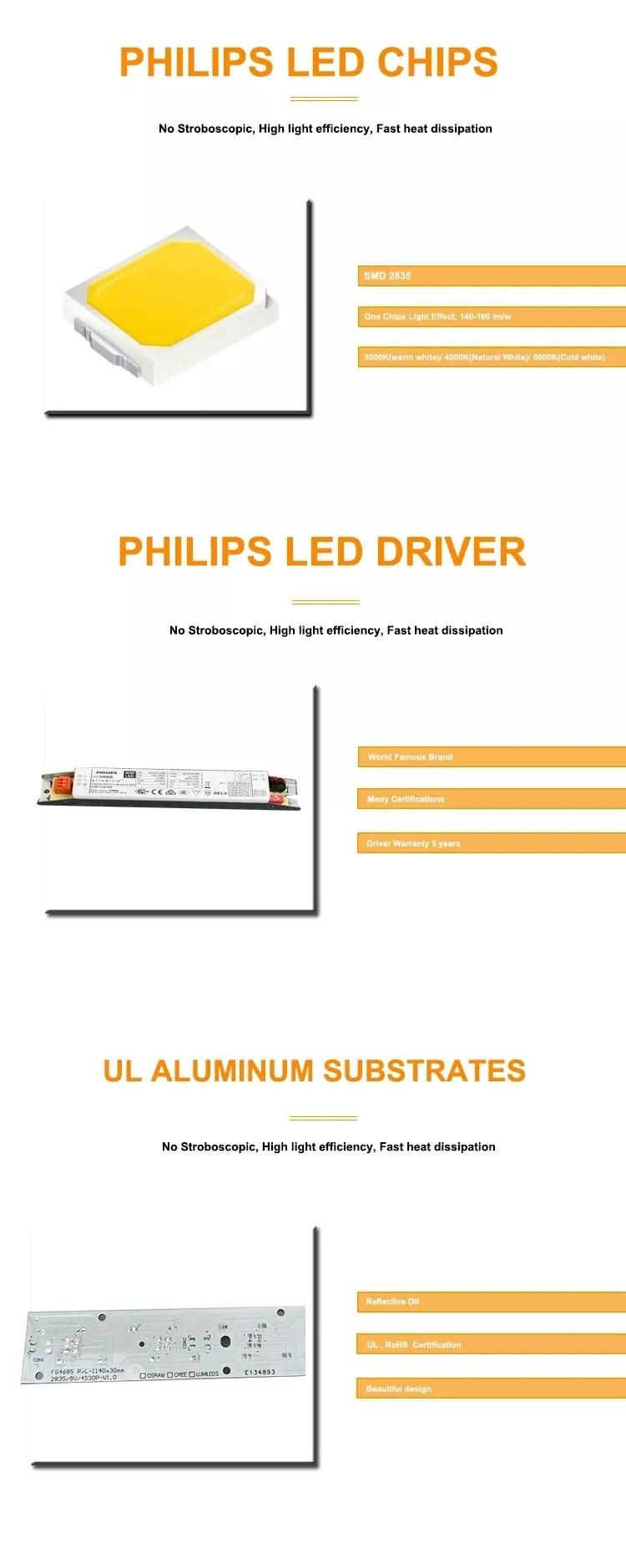 LED Tube Lamps Suspended Linear Fixtures 36W 1115mm LED Batten Light for Office Commercial