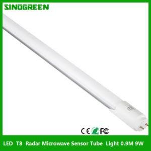 Ce RoHS FCC T8 Radar Microwave Sensor Tube Light 0.9m 9W UL