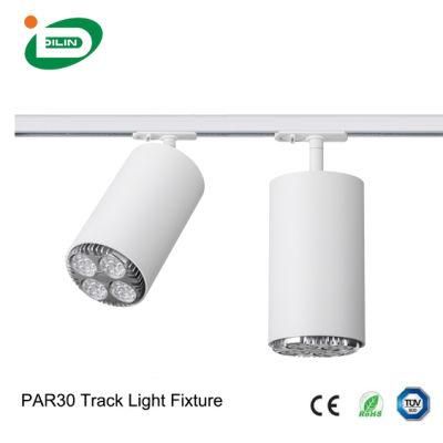 Warm White LED Track Light Fittings Stage LED PAR Lights for Europe PAR30 Spot Lights
