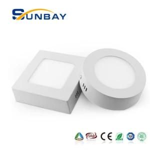 Foshan LED Panel Surface Mounted Ceiling SMD2835 Best Price LED Panel Light, 6W/12W/18W/24W Slim LED Panel Lighting