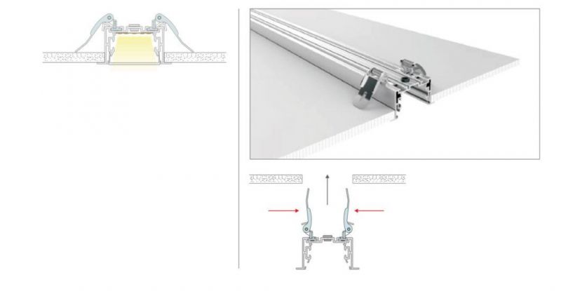 Recessed Aluminum Profile LED Linear Light (9035)