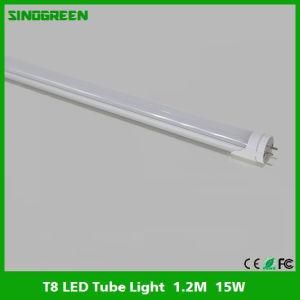 UL Ce RoHS T8 LED Tube Light 1.2m-15W