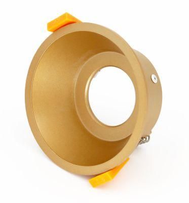 Special Golden Color LED Downlight Mounting Ring Fixed LED Light Fixture