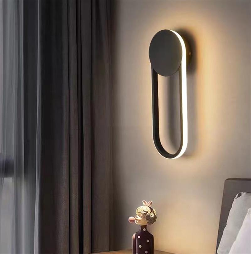 New Nordic Wall Lamp Light Luxury Living Room Bedroom Bedside Lamp Simple Modern TV Wall Background Wall Lamp