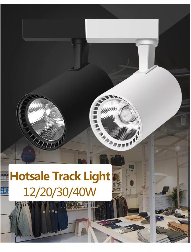 LED Lighting Aluminum LED Track Rail 3W 7W 12W 2700K 3000K 5000K LED Rail Light Shop LED Track Light