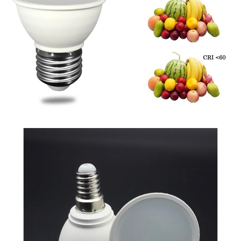 LED Bulb Spotlight 3W 5W 7W 8W E14 E27 B22 Base Reflector LED Lamp New ERP CE RoHS Approval Home Decoration and Indoor Lighting