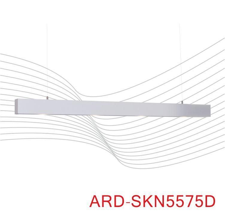 White Black Linear Light Fixture LED Linear Wall Washer Suspended LED Strip Light