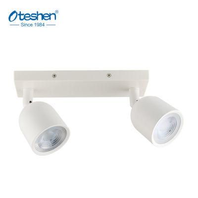 Surface Mounted Track Lighting LED 1 2 3 Head Square Base GU10