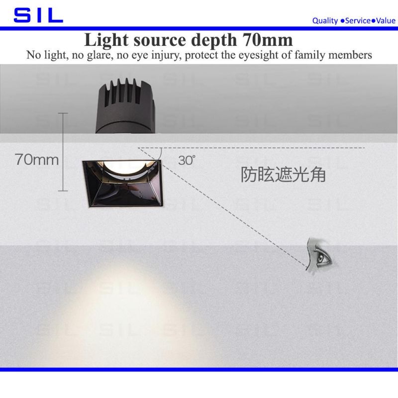 Super Bright Hotel Down Light CREE Osram COB CE RoHS Approved 3X12W 36W Ceiling LED Spot Light