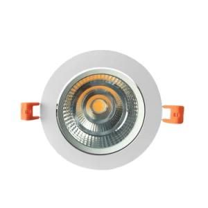 Recessed Die-Casting Aluminium Spot Light 5W COB LED Circle Down Light
