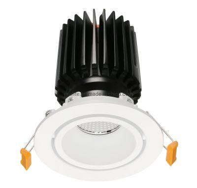 Aluminum Anti-Glare 20W Down Light Spot Light MR16 COB LED Recessed Downlight Module