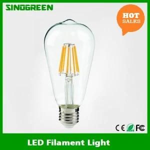 New 85-265V 6W LED Filament St64 LED