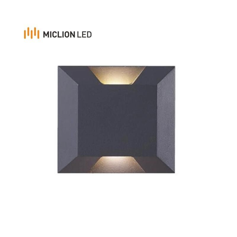 China Manufacturer Aluminum Die-Casting Wall Light Square Shape Recessed 4-6W LED Wall Light with Ce RoHS